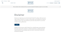 Desktop Screenshot of evli.com